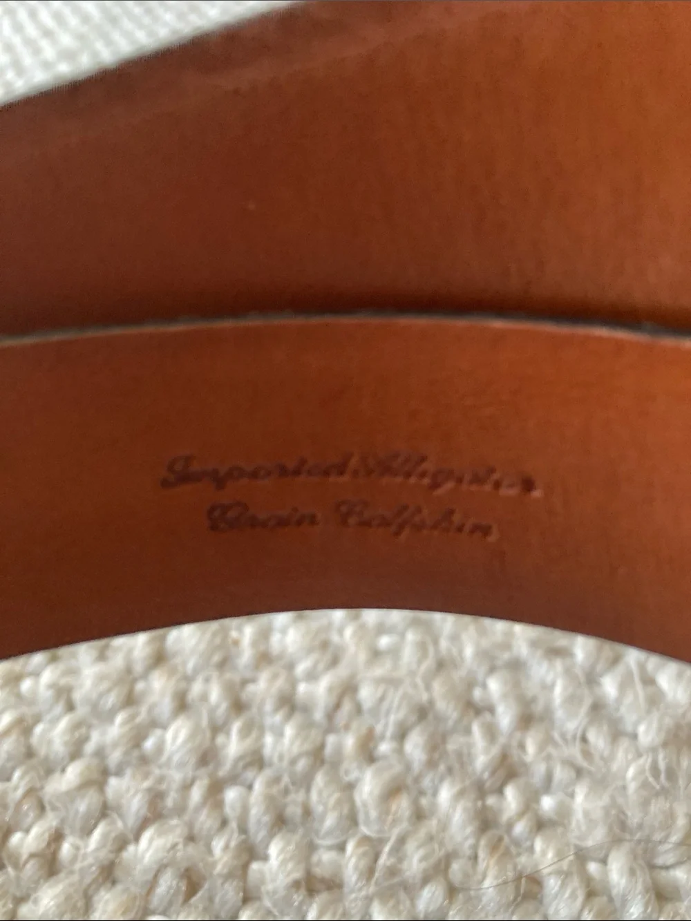 Imported Alligator Belt - Classic Croc-Embossed